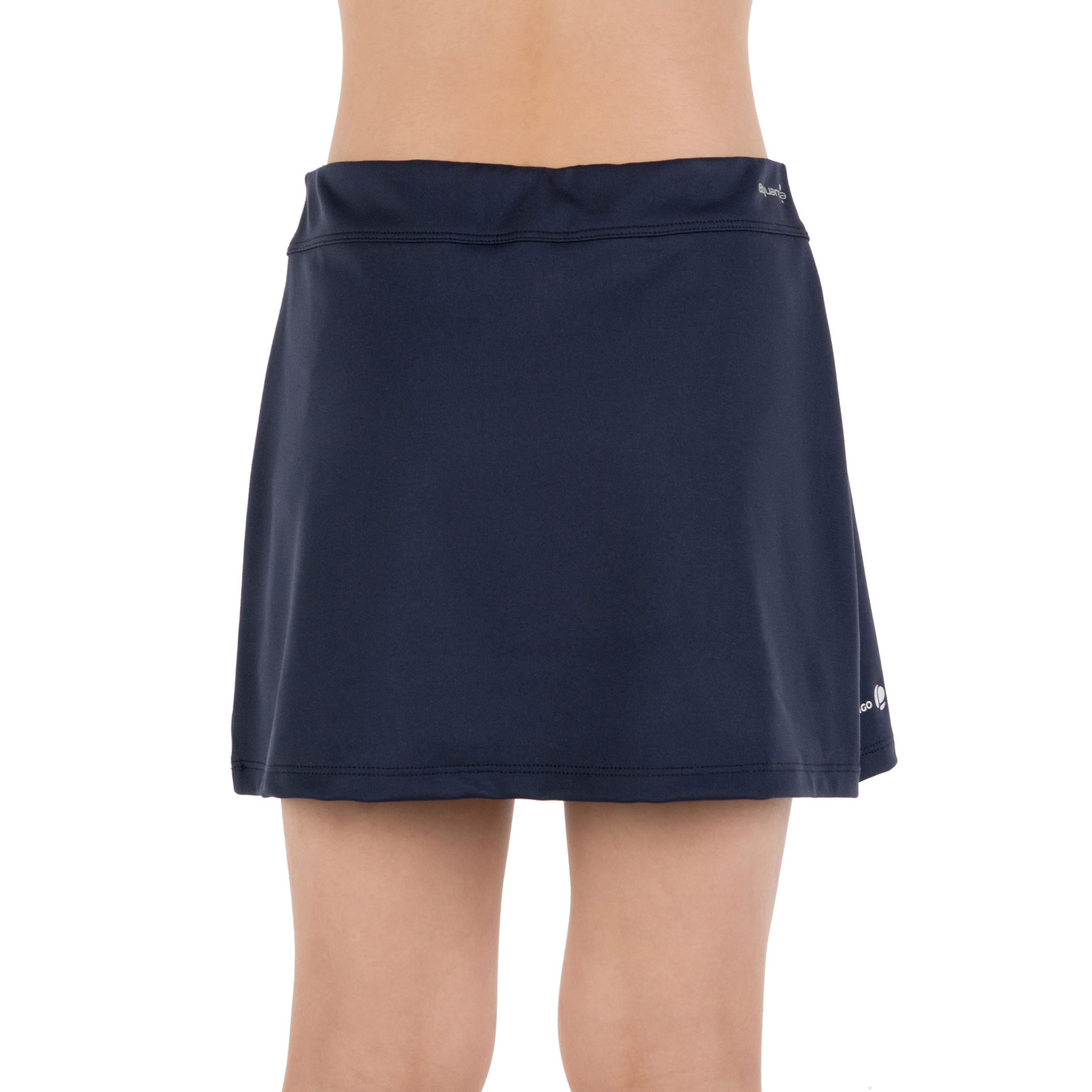 Falda de tenis Niña Artengo Essentiel azul marino 3/6