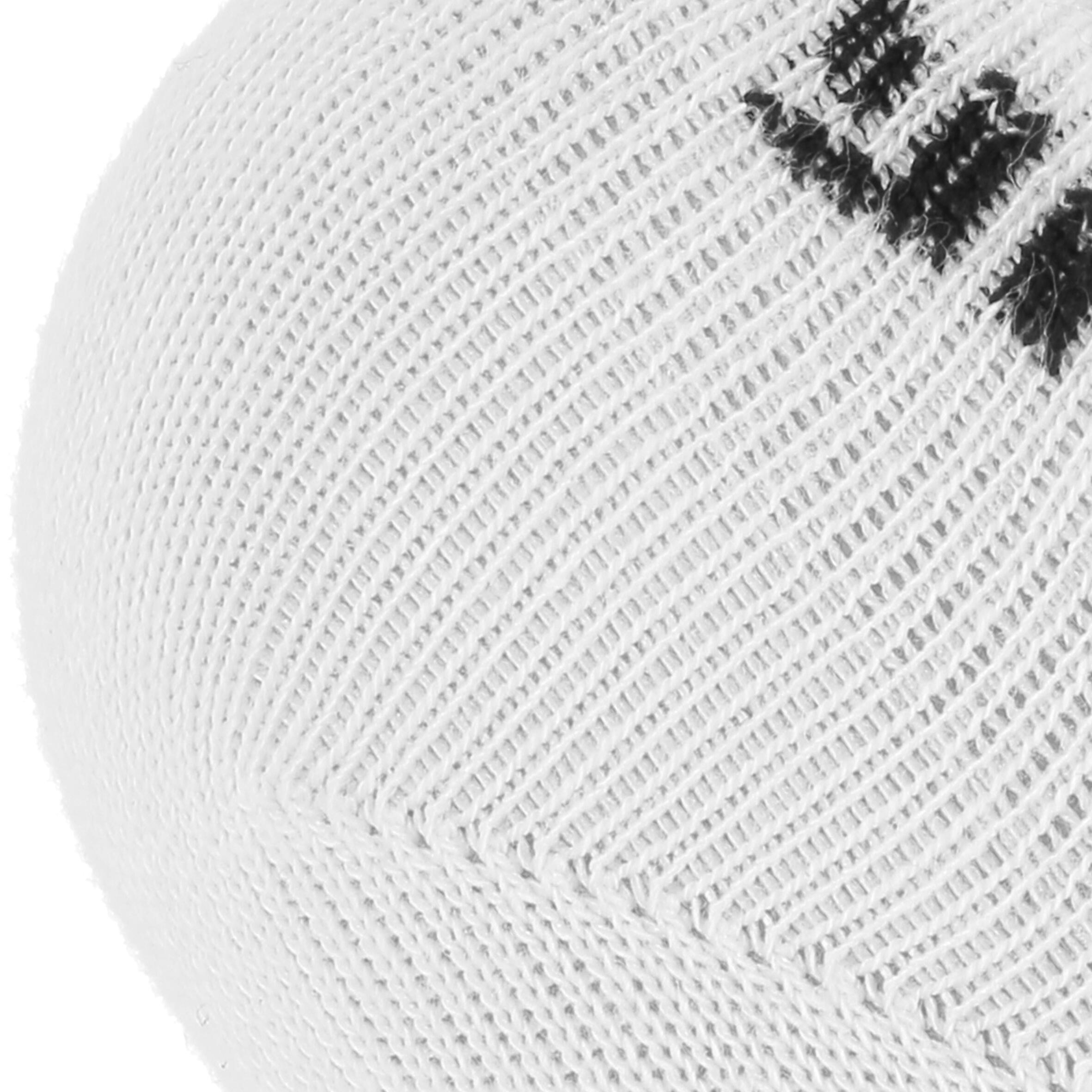 Children's Running Socks Pack Of 2 - Black White 4/5