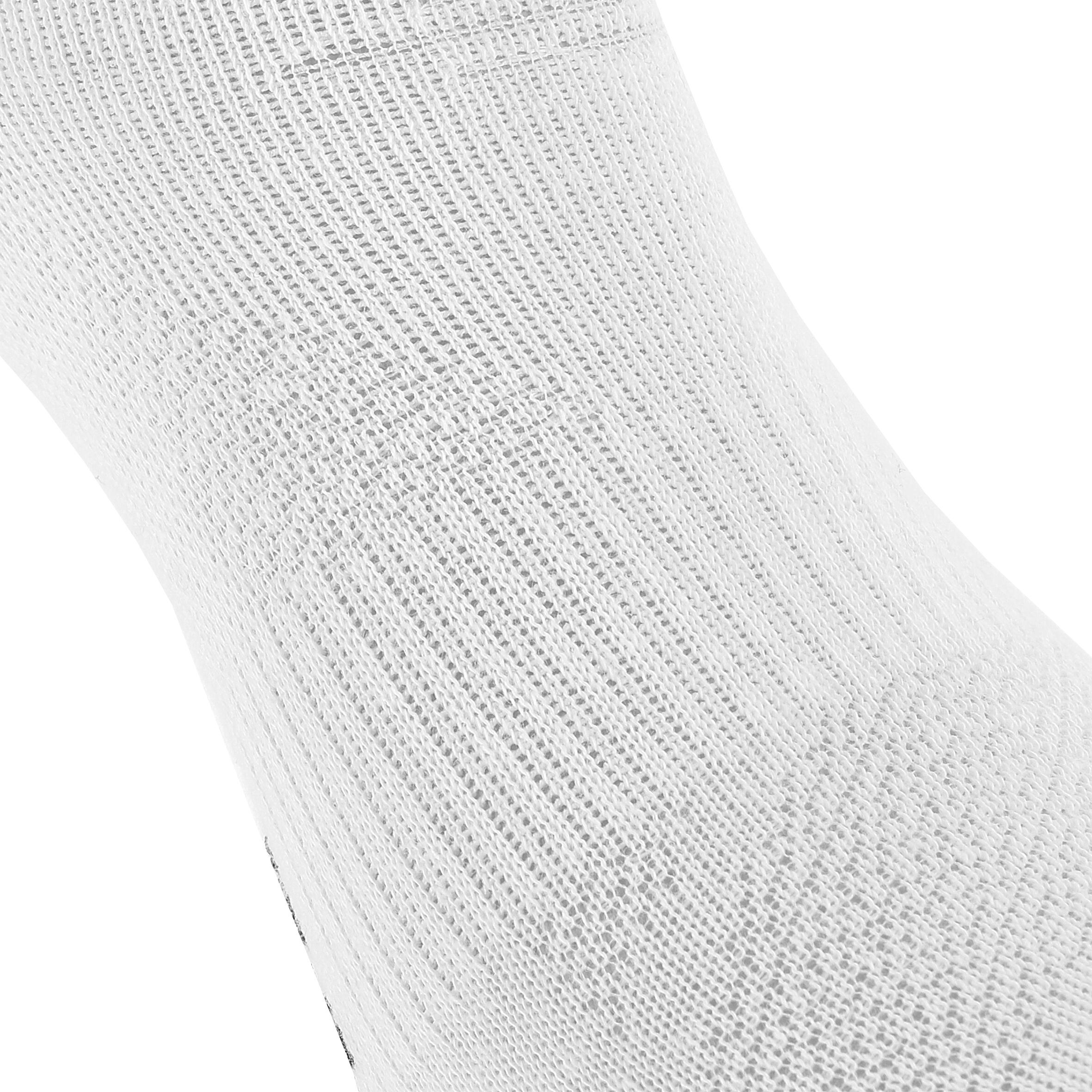 Children's Running Socks Pack Of 2 - Black White 2/5