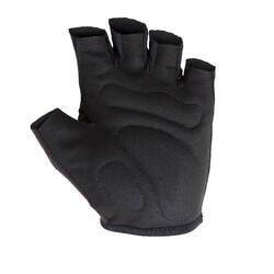 100 Kids' Fingerless Cycling Gloves - Black