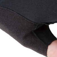 100 Kids' Fingerless Cycling Gloves - Black