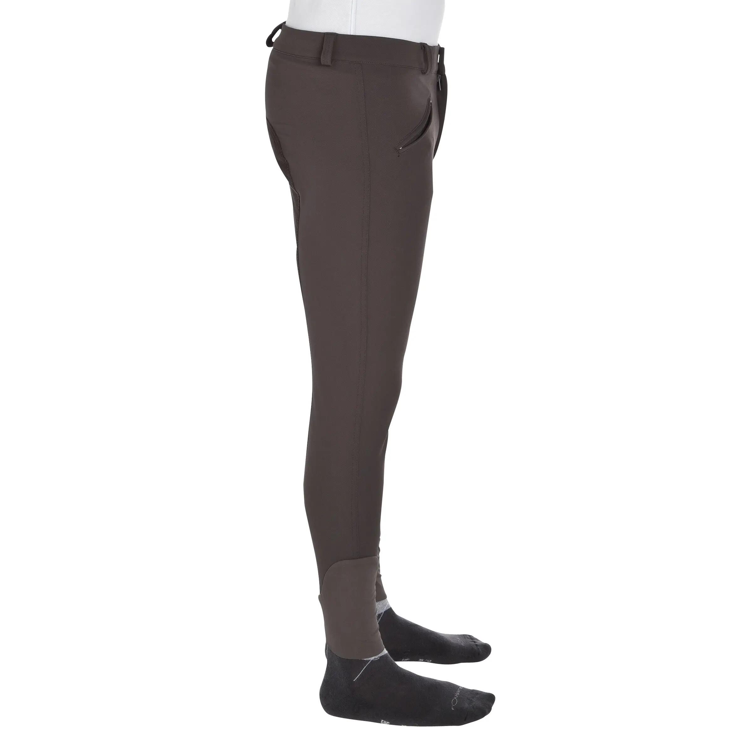 Training Full Seat Horse Riding Jodhpurs - Brown 4/13