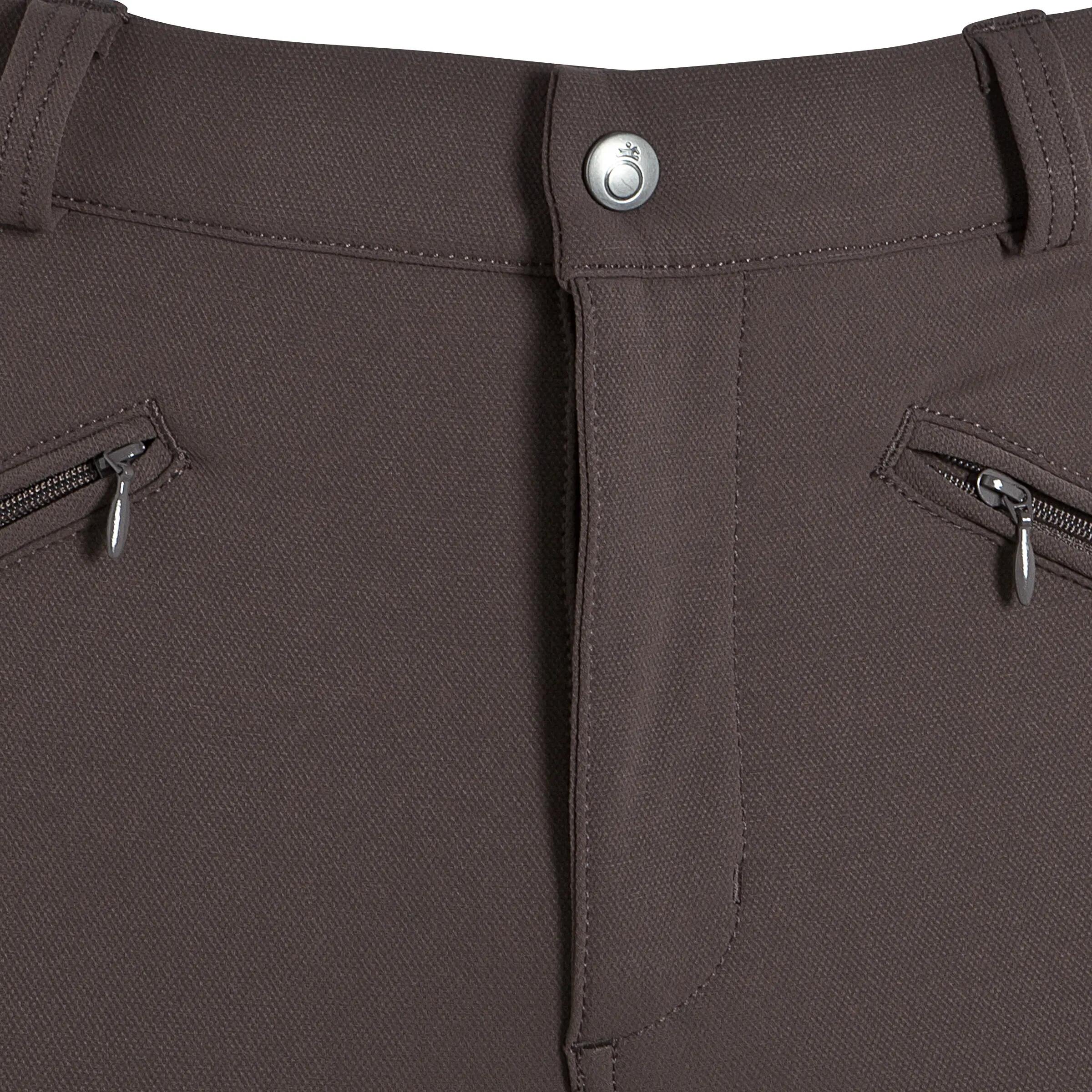 Training Full Seat Horse Riding Jodhpurs - Brown 6/13