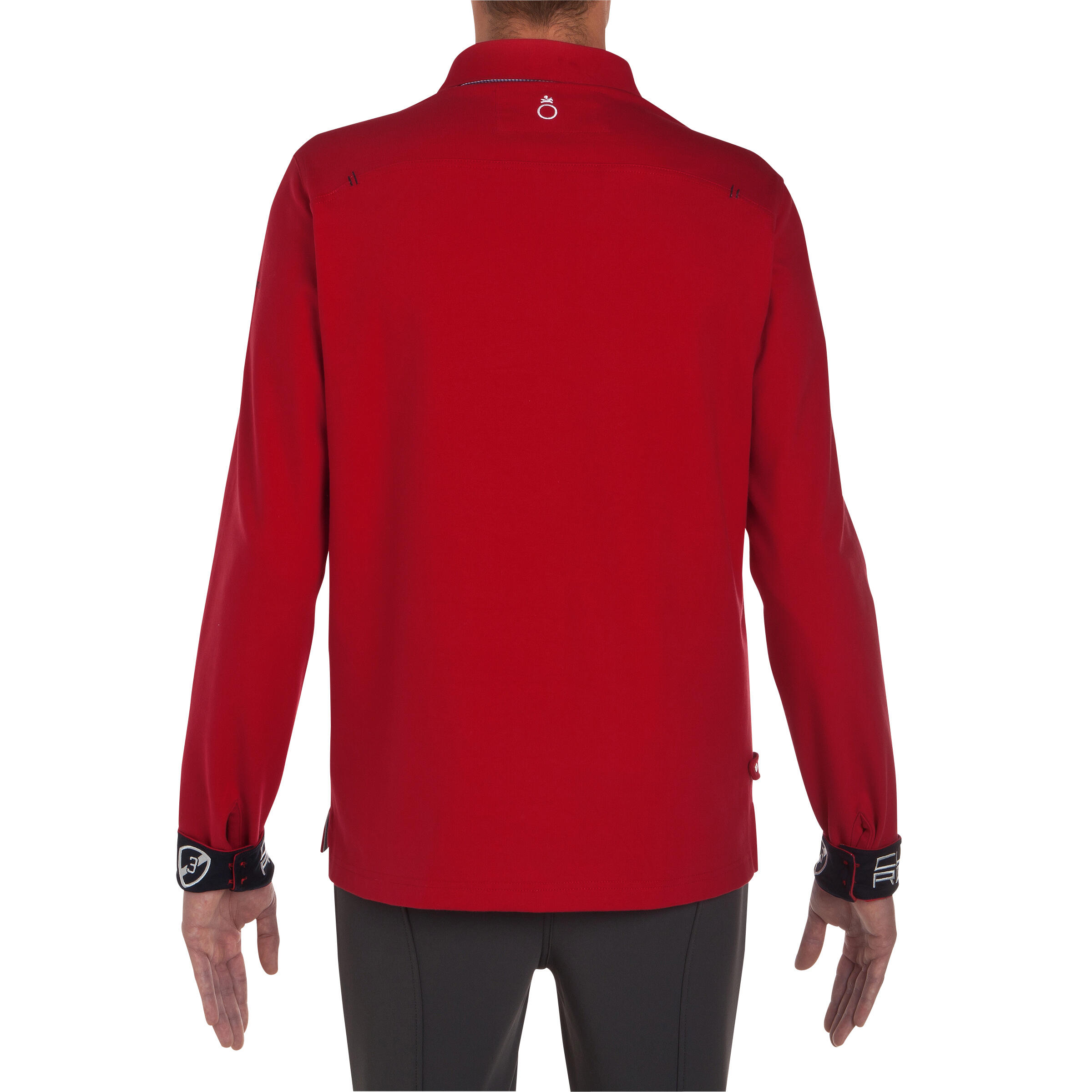 Blason Long-Sleeved Horse Riding Polo - Red 5/16