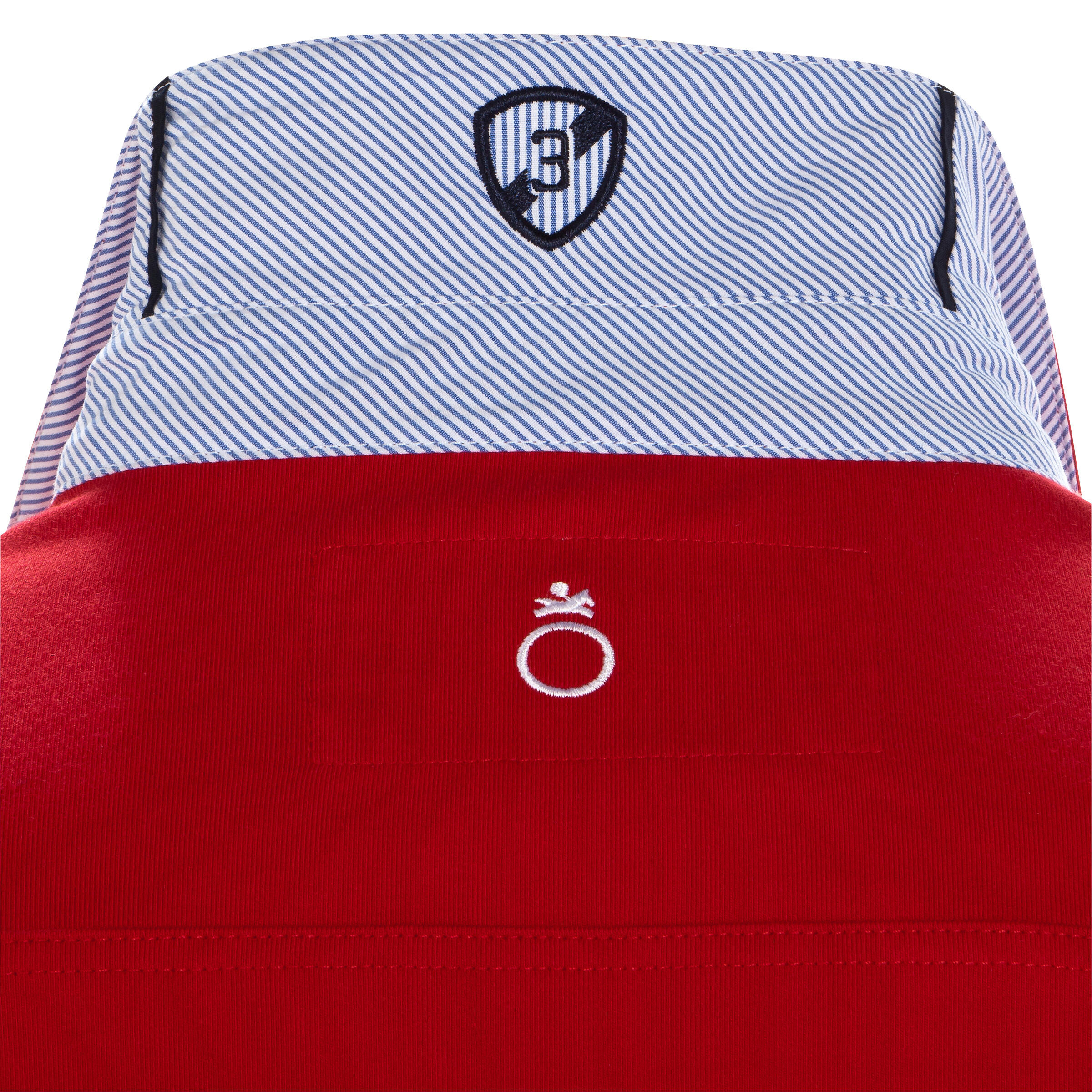 Blason Long-Sleeved Horse Riding Polo - Red 8/16