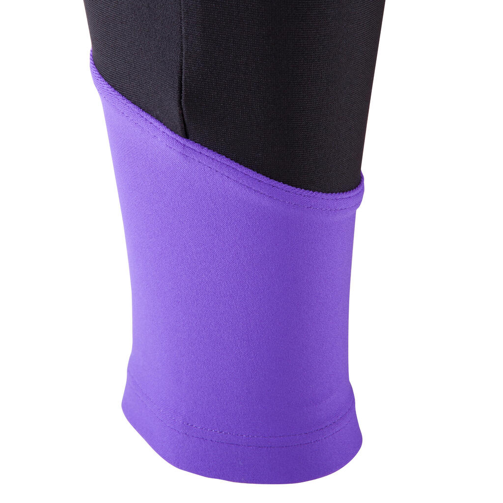 Leggings Kinder schwarz rosa
