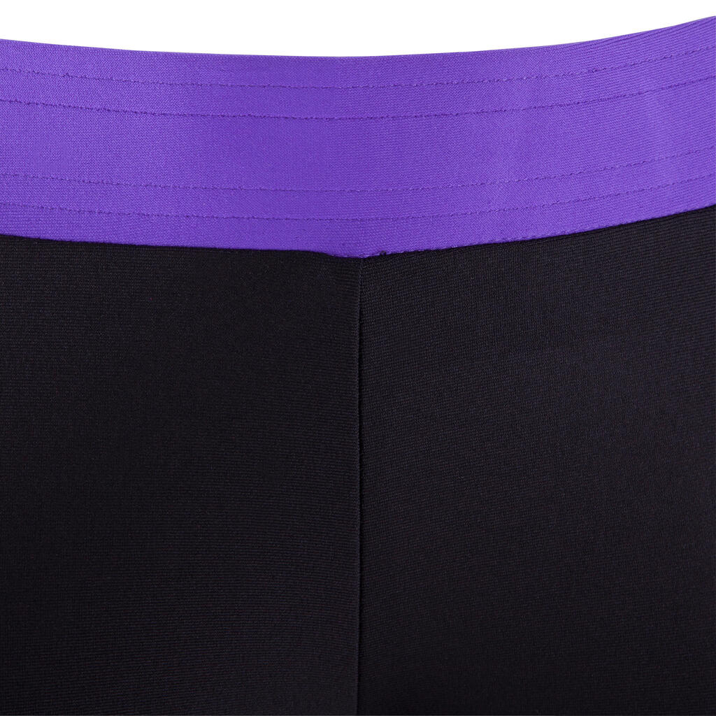 Leggings Kinder schwarz rosa