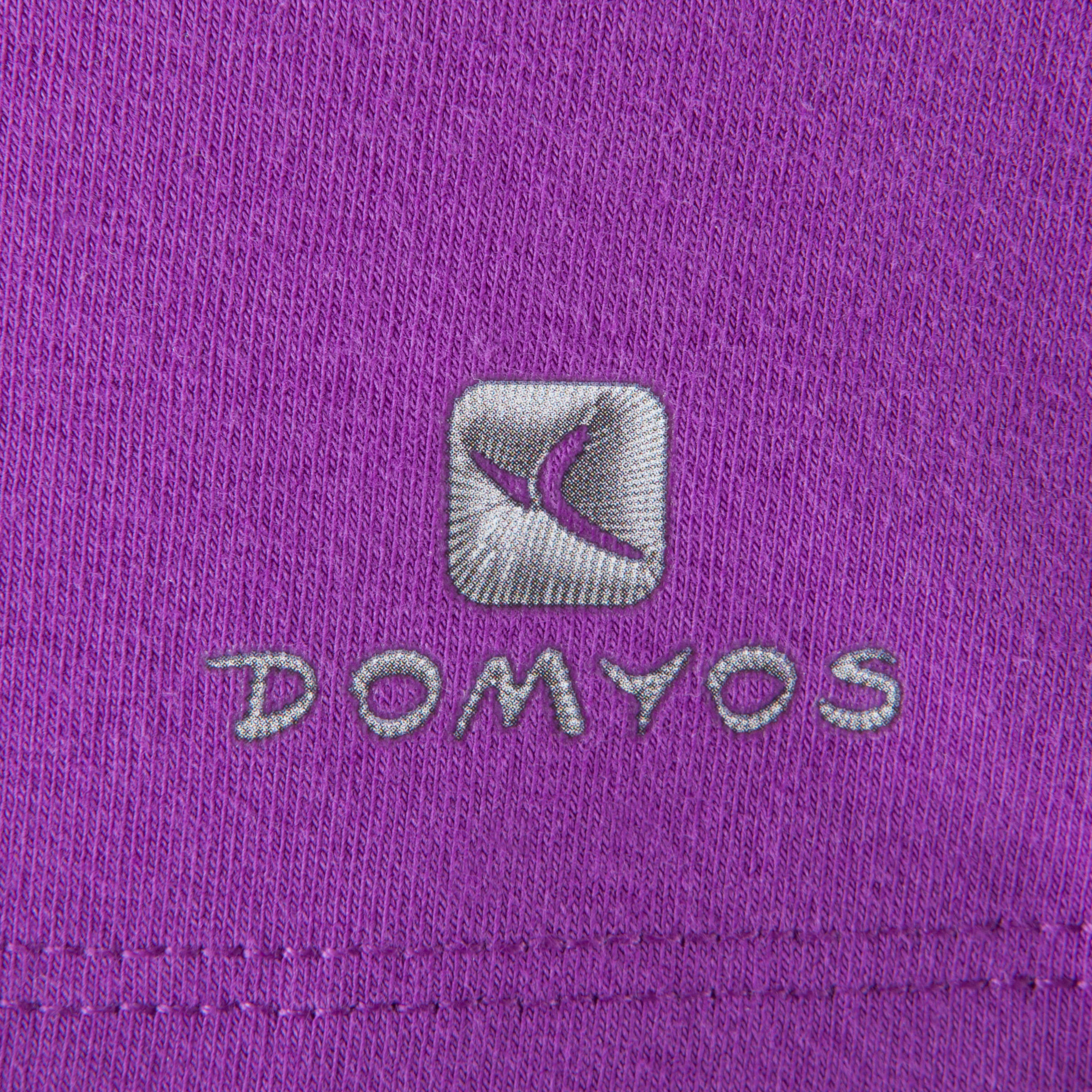 Women's Gentle Gymnastics and Yoga Basic Organic Cotton Jersey Tank Top - Purple 11/11