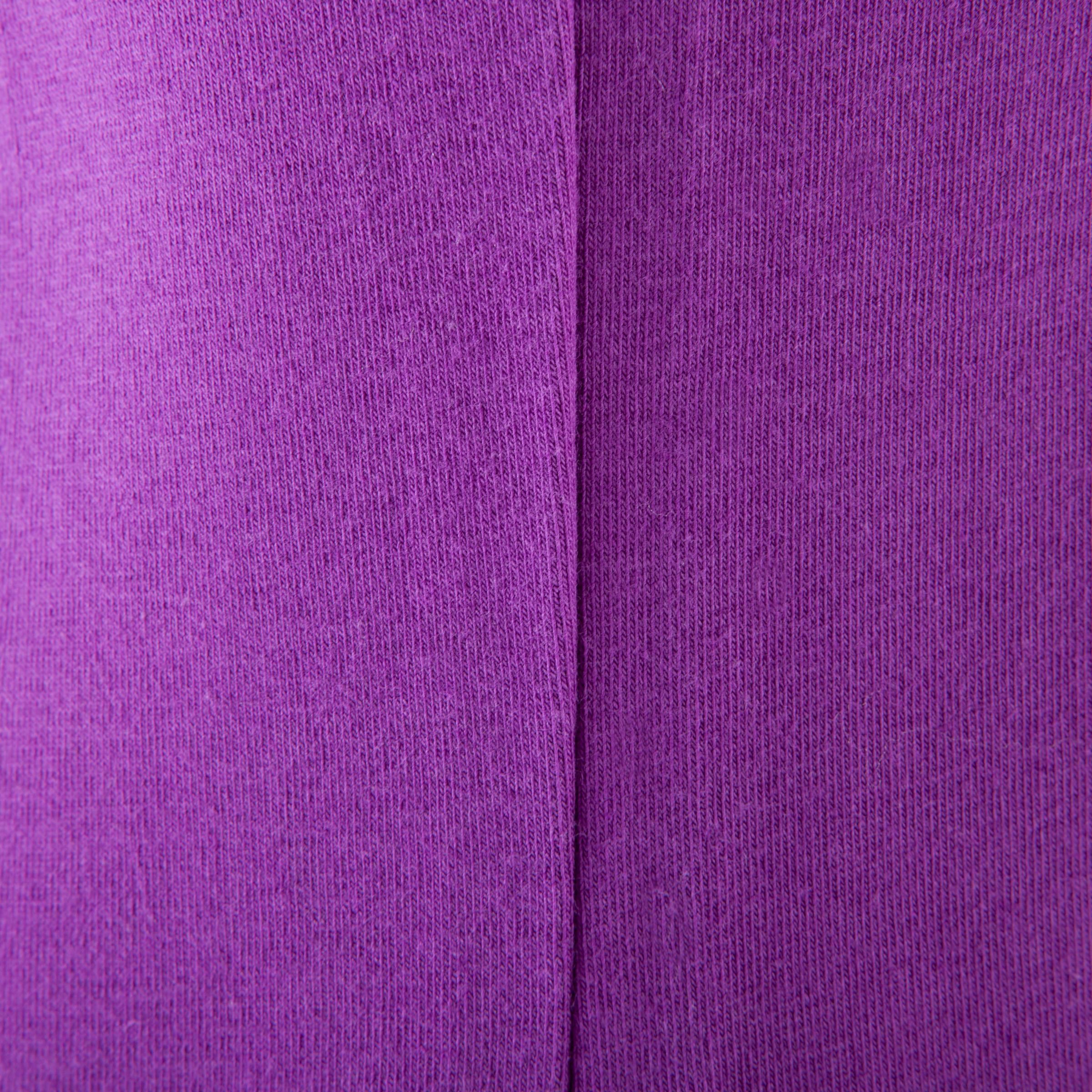 Women's Gentle Gymnastics and Yoga Basic Organic Cotton Jersey Tank Top - Purple 9/11