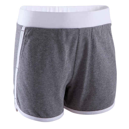 
      Short+ Girls' Fitness Shorts - Grey
  