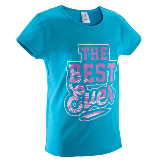 
      Girls' Gym T-shirt - Blue
  