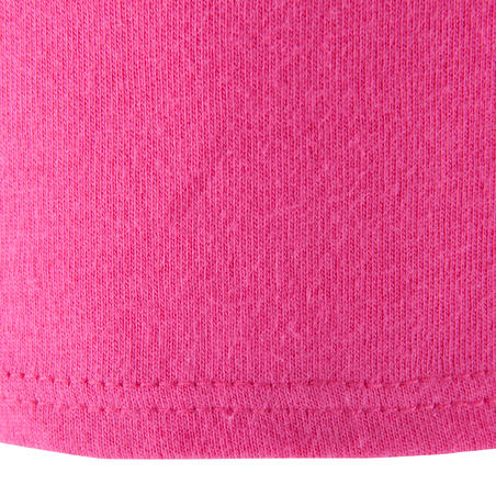 Girls' Short-Sleeved Gym T-Shirt - Pink - Decathlon