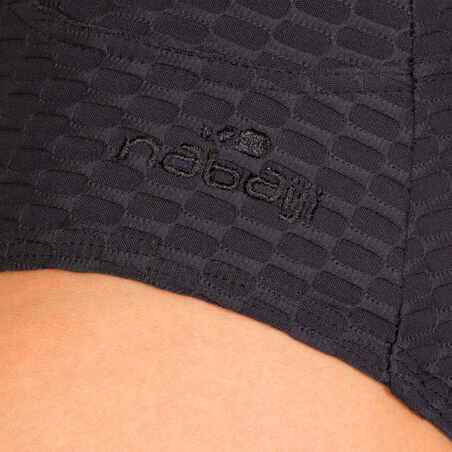 Kaipearl Women's Body-Sculpting One-Piece Swimsuit – Black