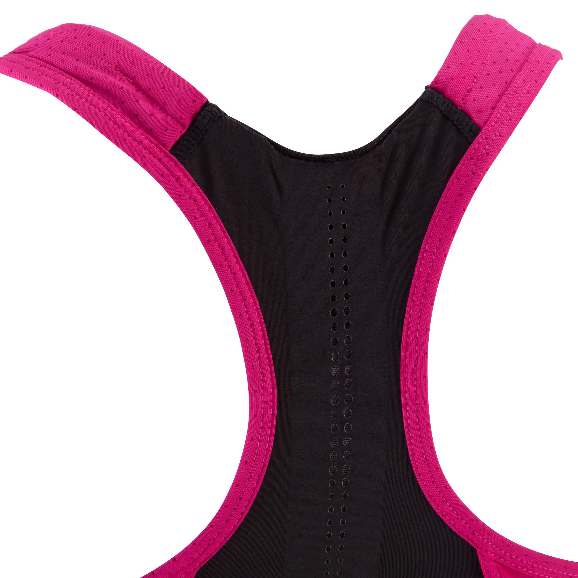 Breathe Booster Women's Fitness Tank Top - Pink Black 9/14
