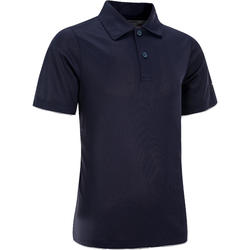 100 Kids' Tennis Polo - Navy Blue