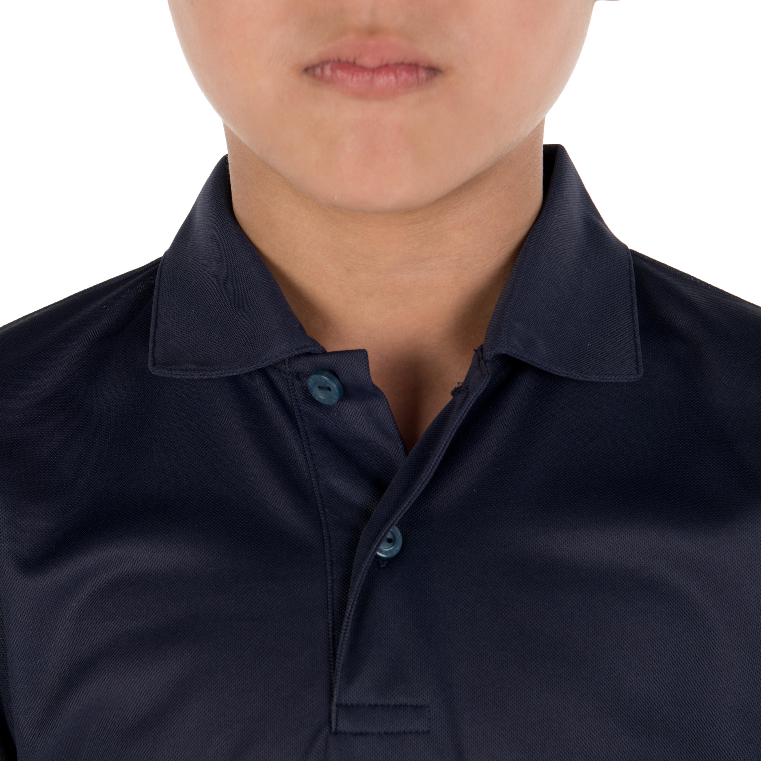 

Kids' Tennis Polo T-Shirt Dry 100 - Navy -  By ARTENGO | Decathlon, Blue