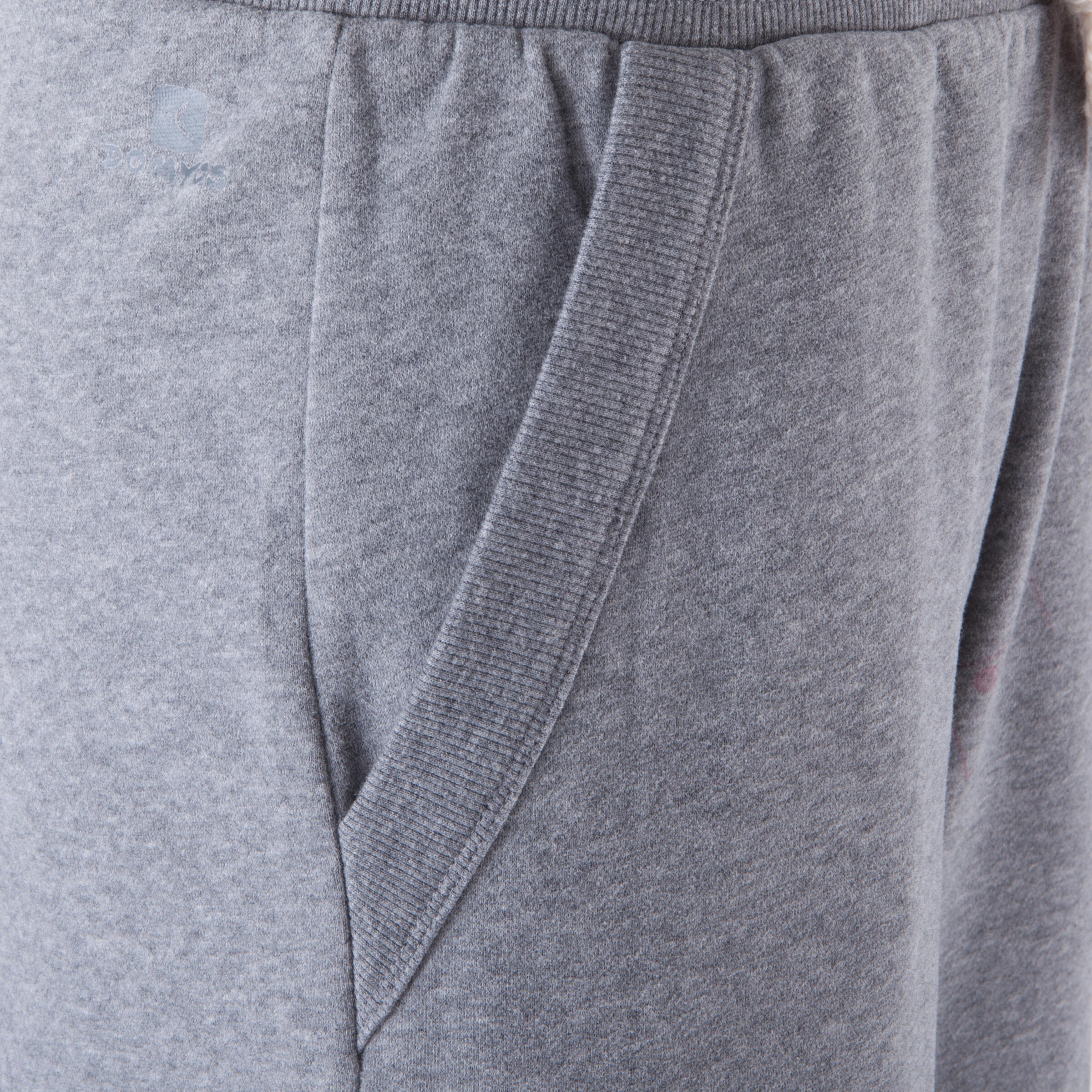 Bodybuilding Regular-fit Print Bottoms - Light Grey 8/10