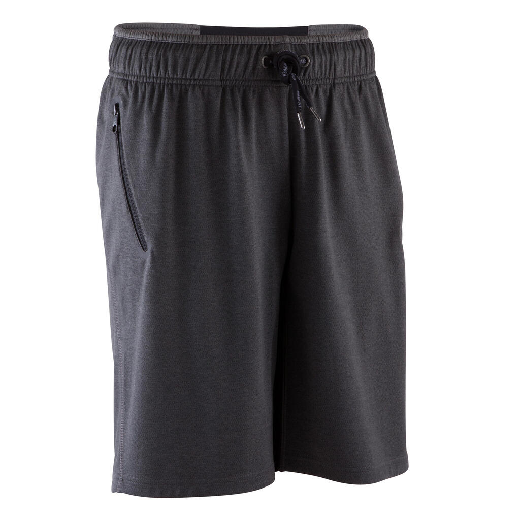 Quick dry bodybuilding shorts - dark grey