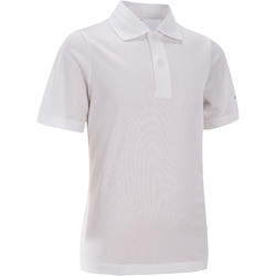 100 Kids' Tennis Polo - White