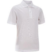 Kids Tennis Polo T-Shirt Dry 100 - White