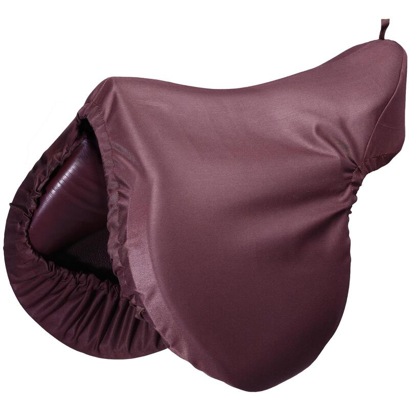 Selle équitation cuir polyvalente 17,5" Cheval - Paddock marron