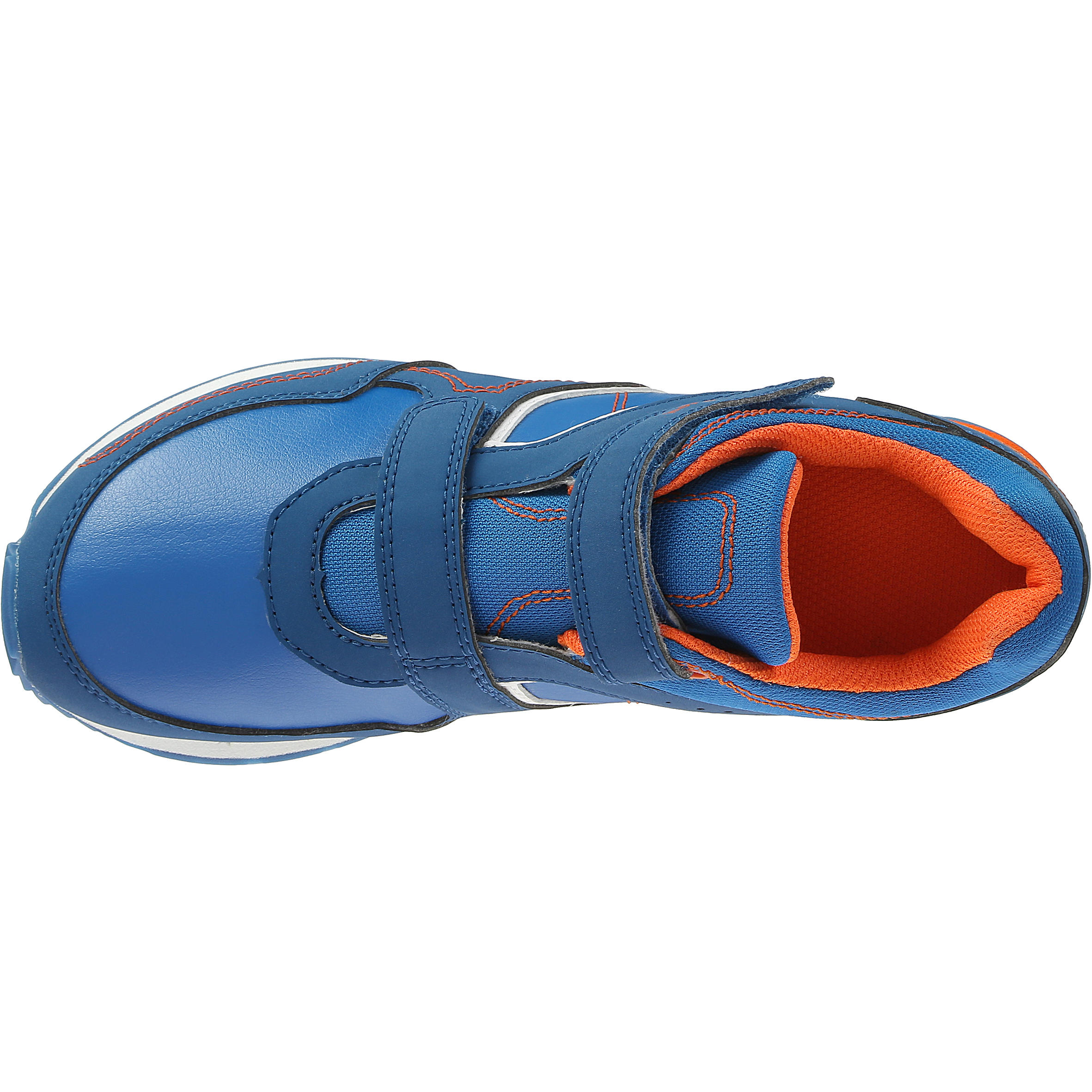 Chaussures marche et sport à l'école enfant Skuli 2 bleu / orange 8/23