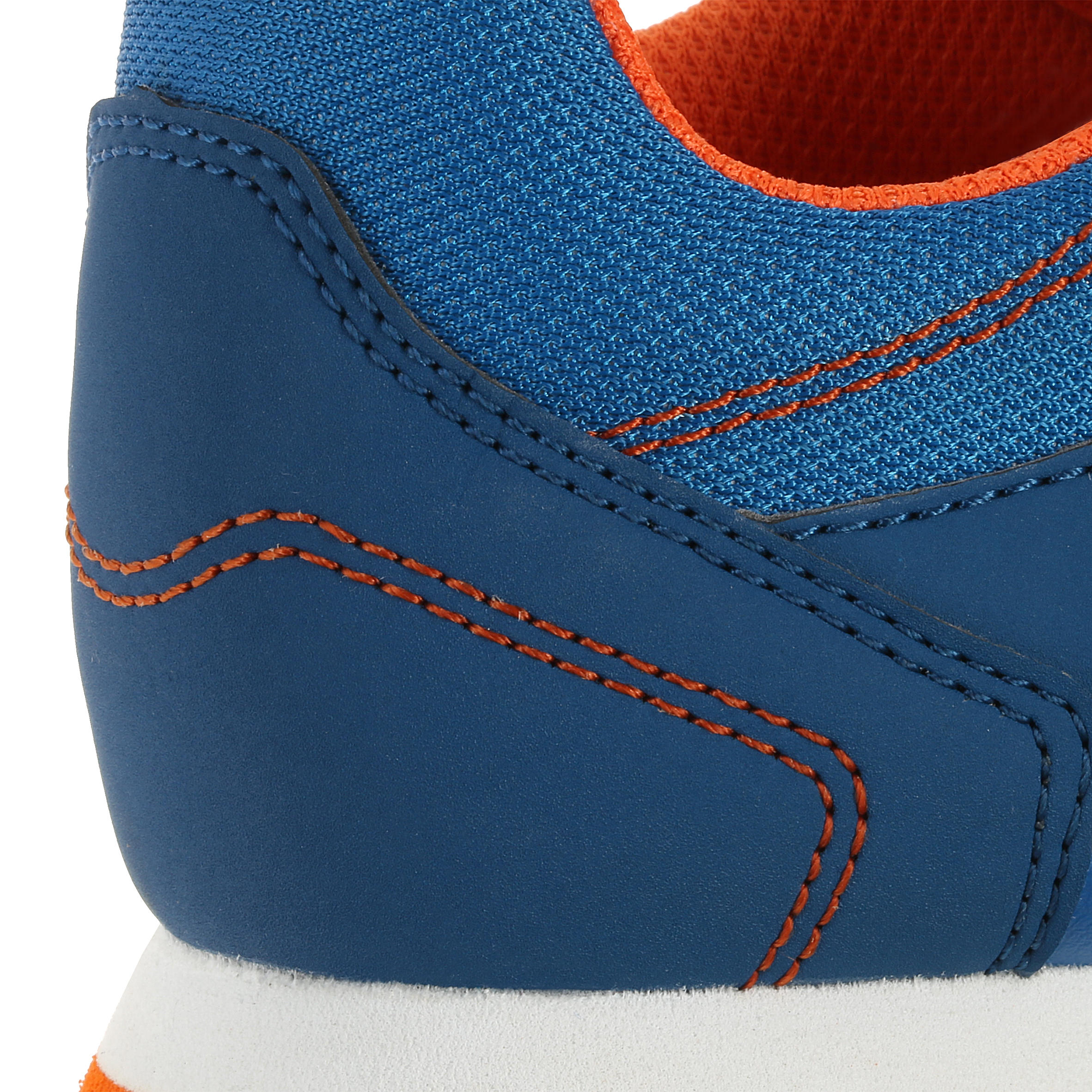 Chaussures marche et sport à l'école enfant Skuli 2 bleu / orange 19/23