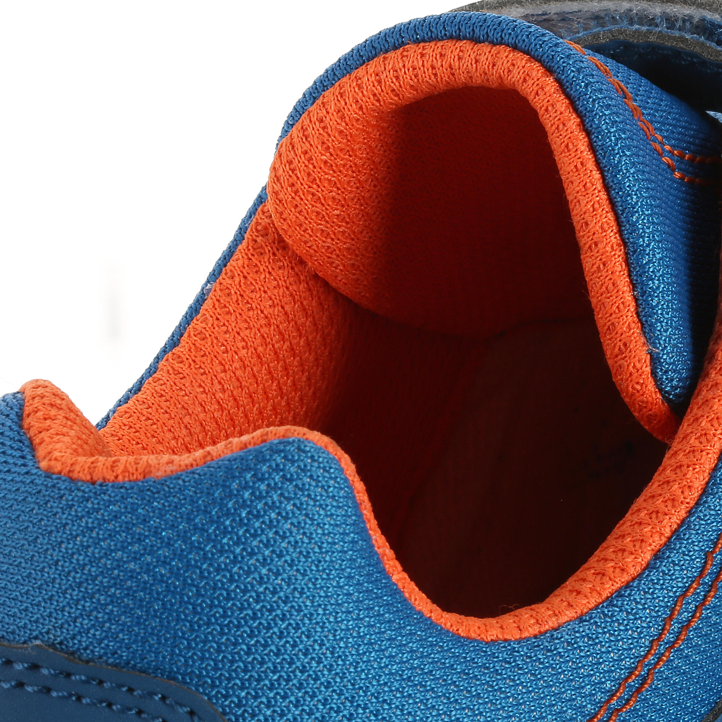 Chaussures marche et sport à l'école enfant Skuli 2 bleu / orange 20/23