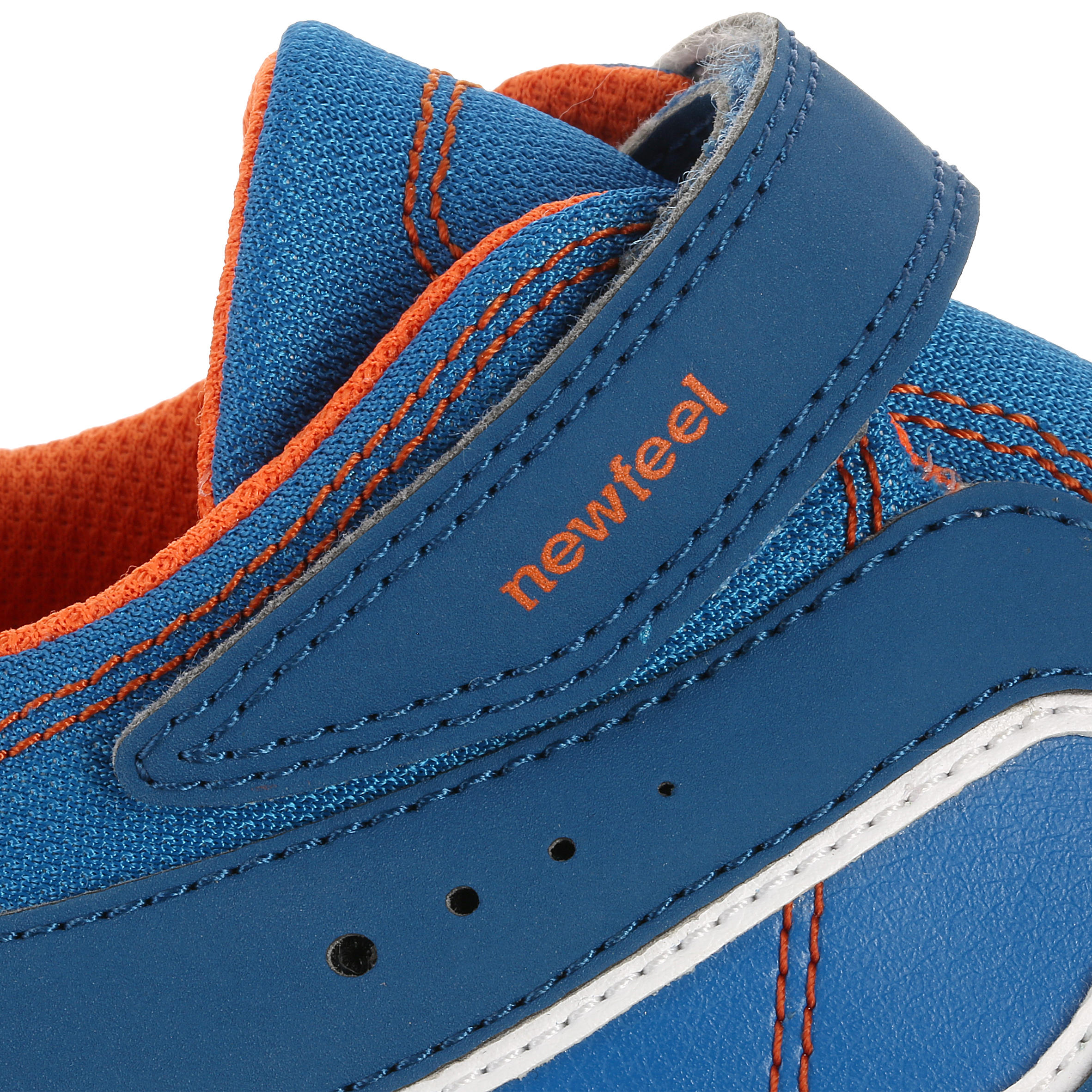 Chaussures marche et sport à l'école enfant Skuli 2 bleu / orange 14/23