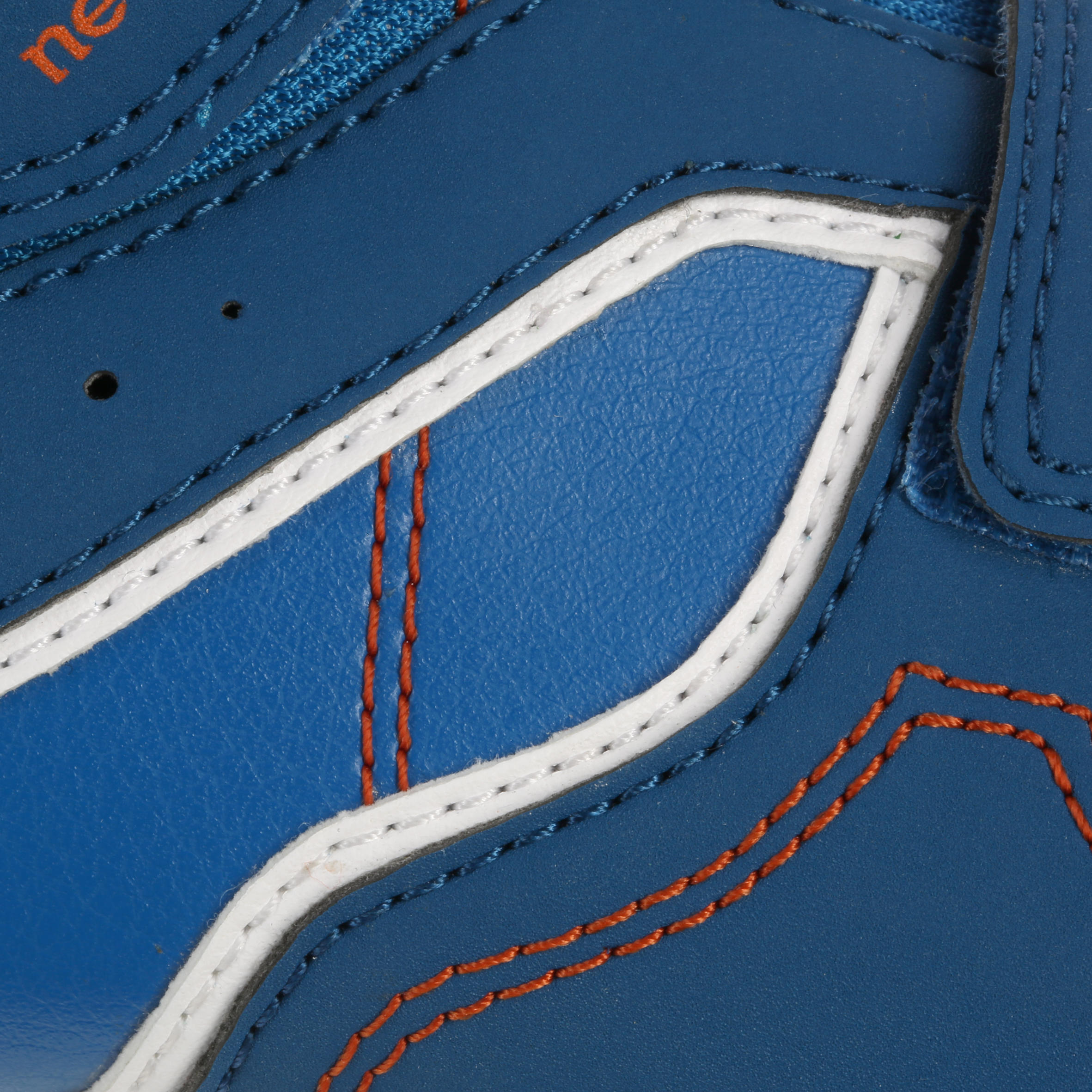 Chaussures marche et sport à l'école enfant Skuli 2 bleu / orange 18/23