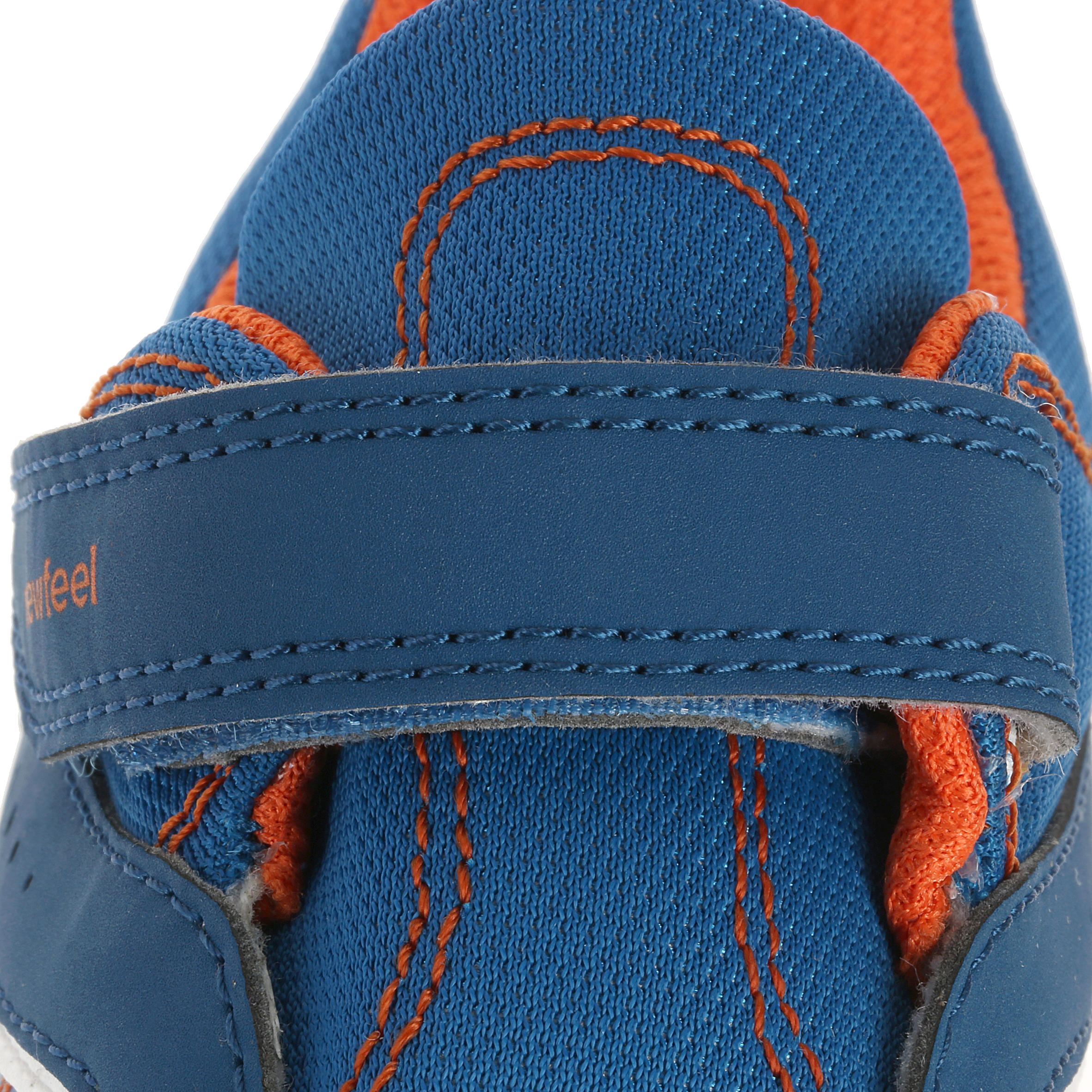 Chaussures marche et sport à l'école enfant Skuli 2 bleu / orange 15/23