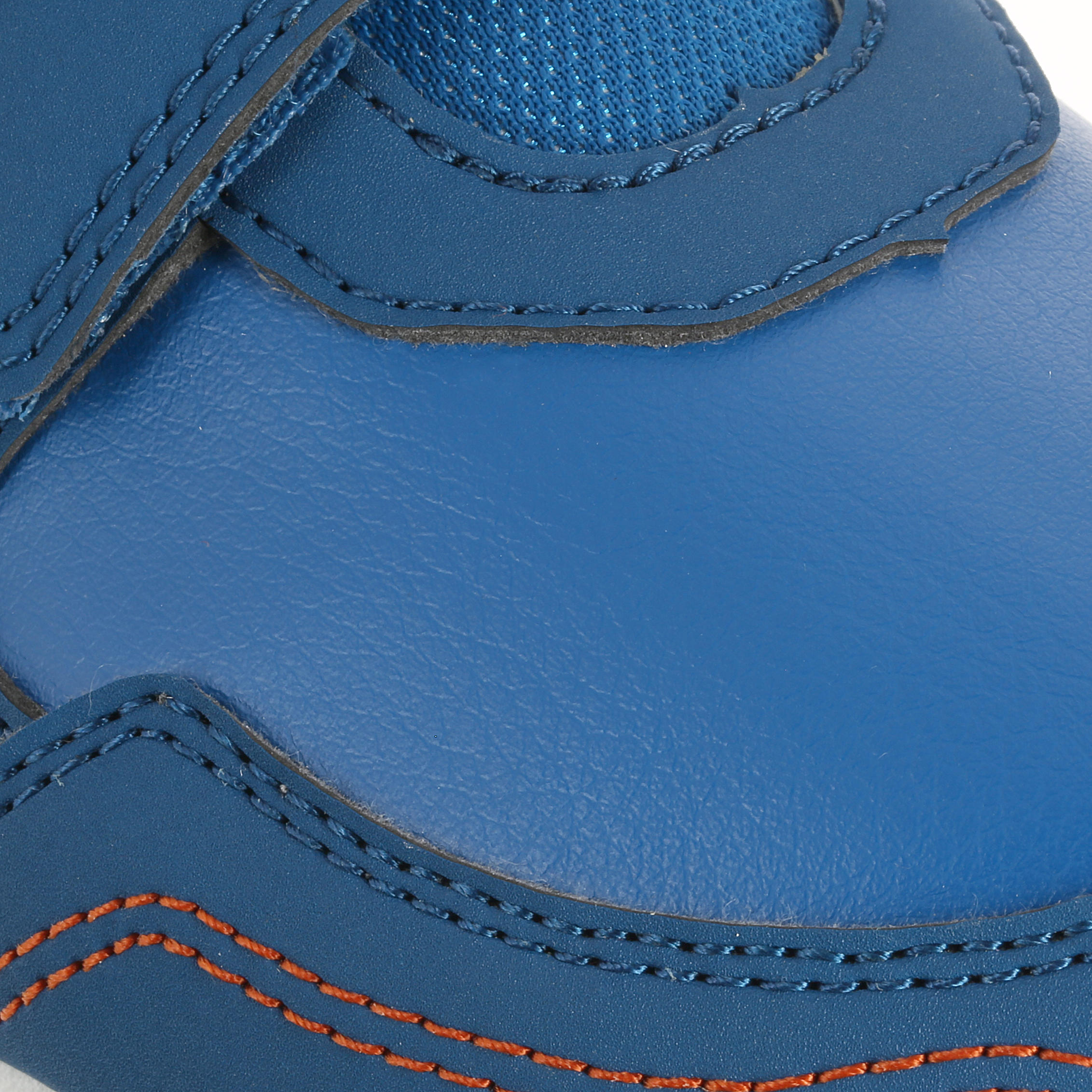 Chaussures marche et sport à l'école enfant Skuli 2 bleu / orange 17/23