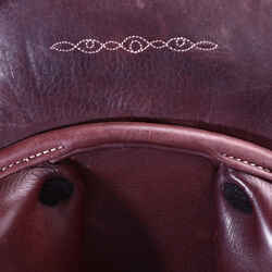 17.5" Versatile Leather Horse Riding Saddle for Horse - Brown