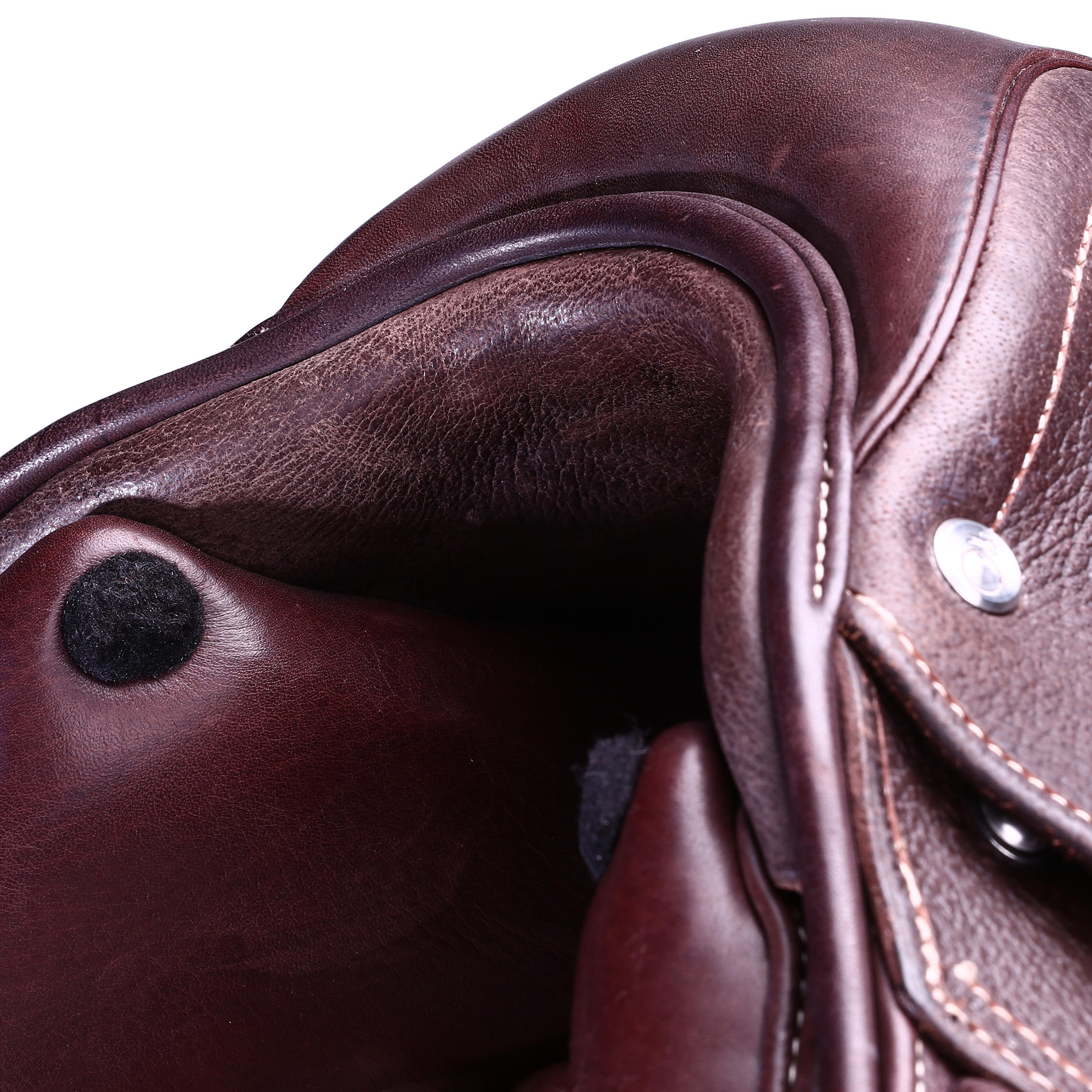 17.5" Versatile Leather Horse Riding Saddle for Horse - Brown 9/15