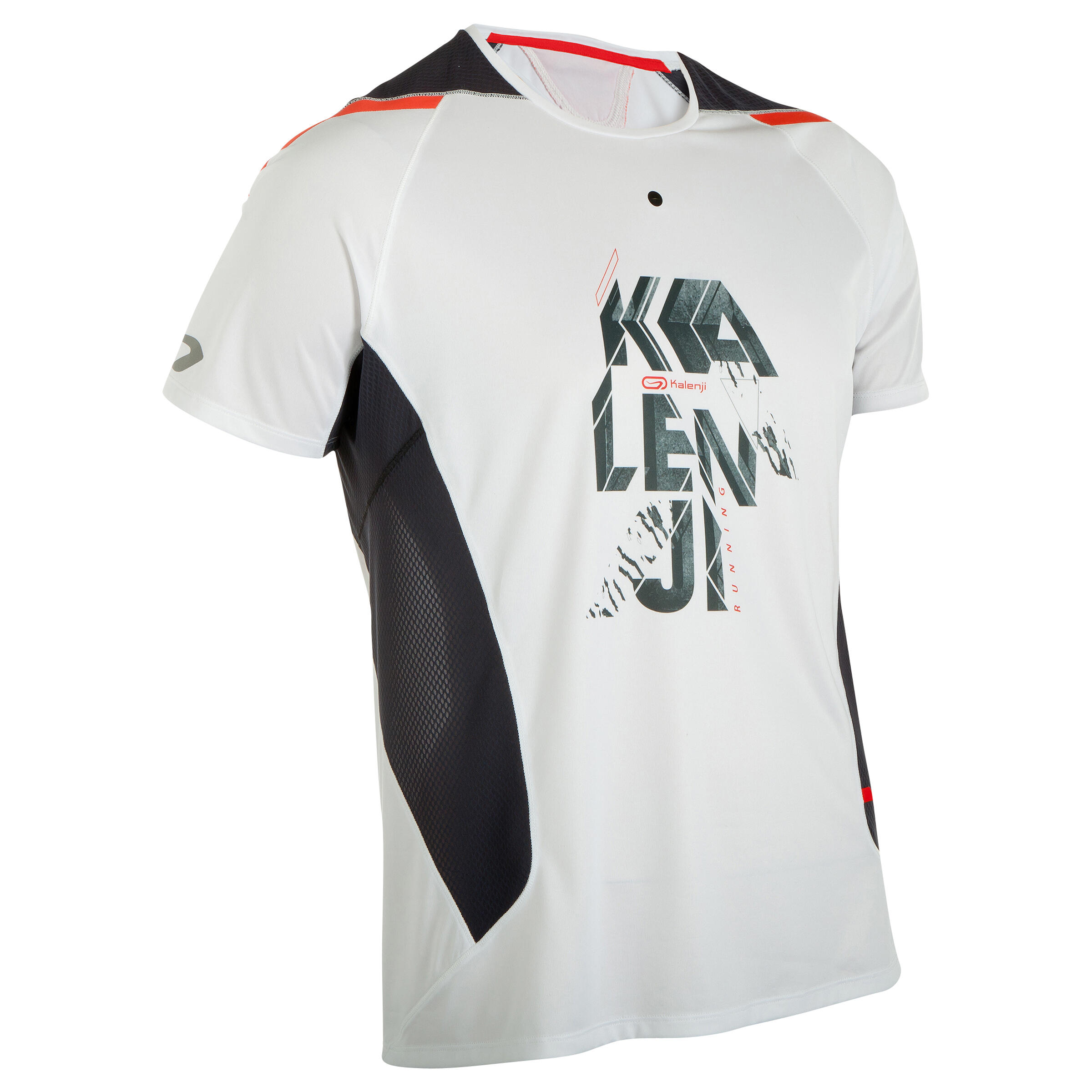 KALENJI Elio Men's Running T-shirt print - white grey red