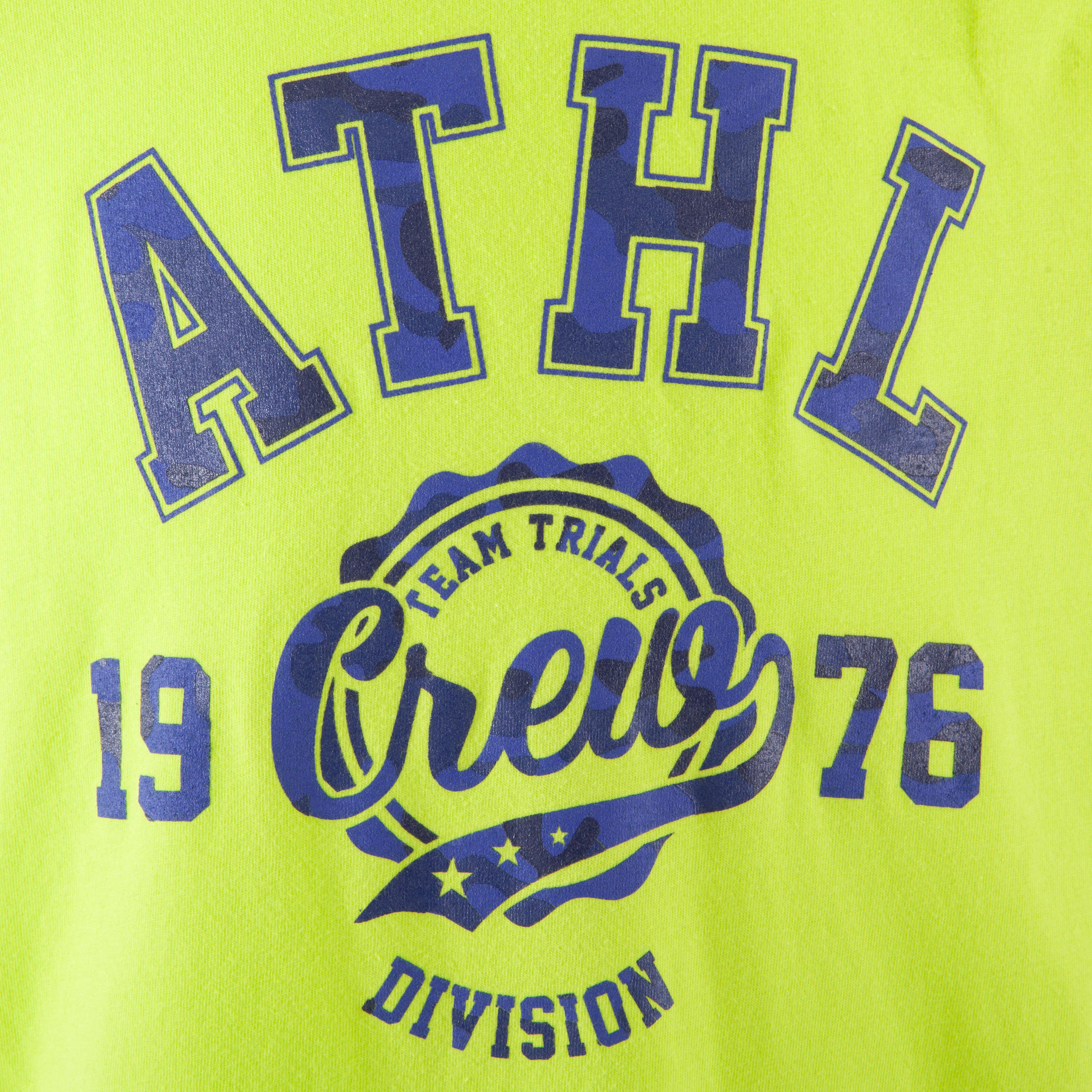 Boys' Gym T-shirt - Green/Grey 2/12