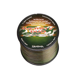 FILS/TRESSES PêCHE de la CARPE FIL INFINITY DUO CAMO 31/100