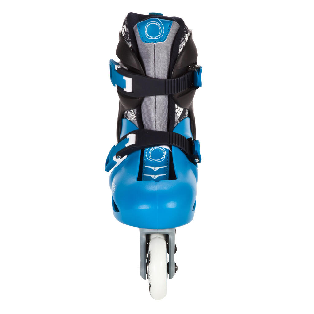 Play 5 Kids' Inline Skates - Blue/Lemon yellow