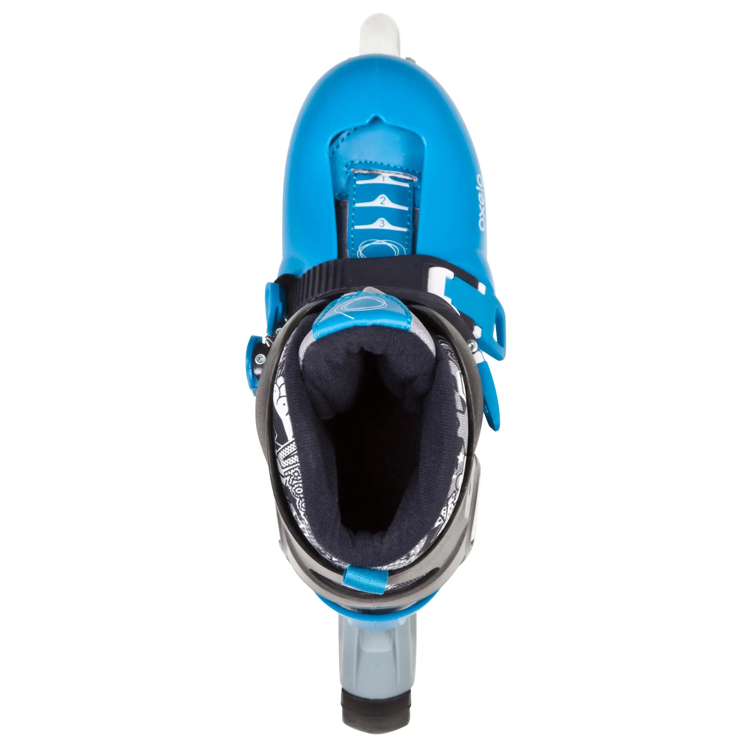 Play 5 Kids' Inline Skates - Blue & Black 8/12