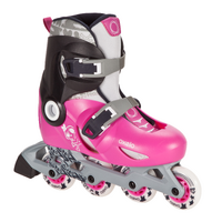 roller enfant PLAY 5 rose noir