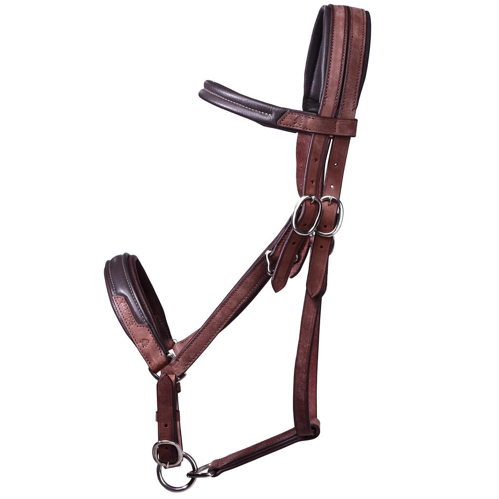 Trail Horse Riding Bridle / Halter and Reins Escape - Brown