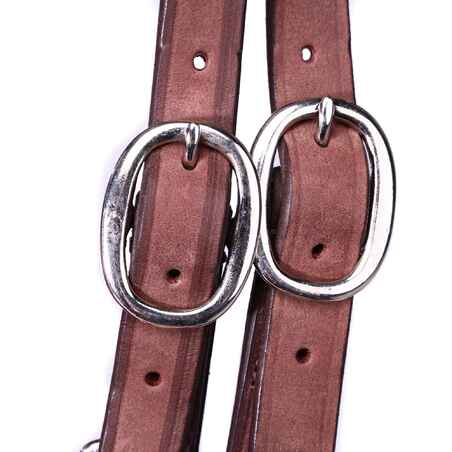 Escape horseback riding Hacking Bridle/Halter and Reins - Brown