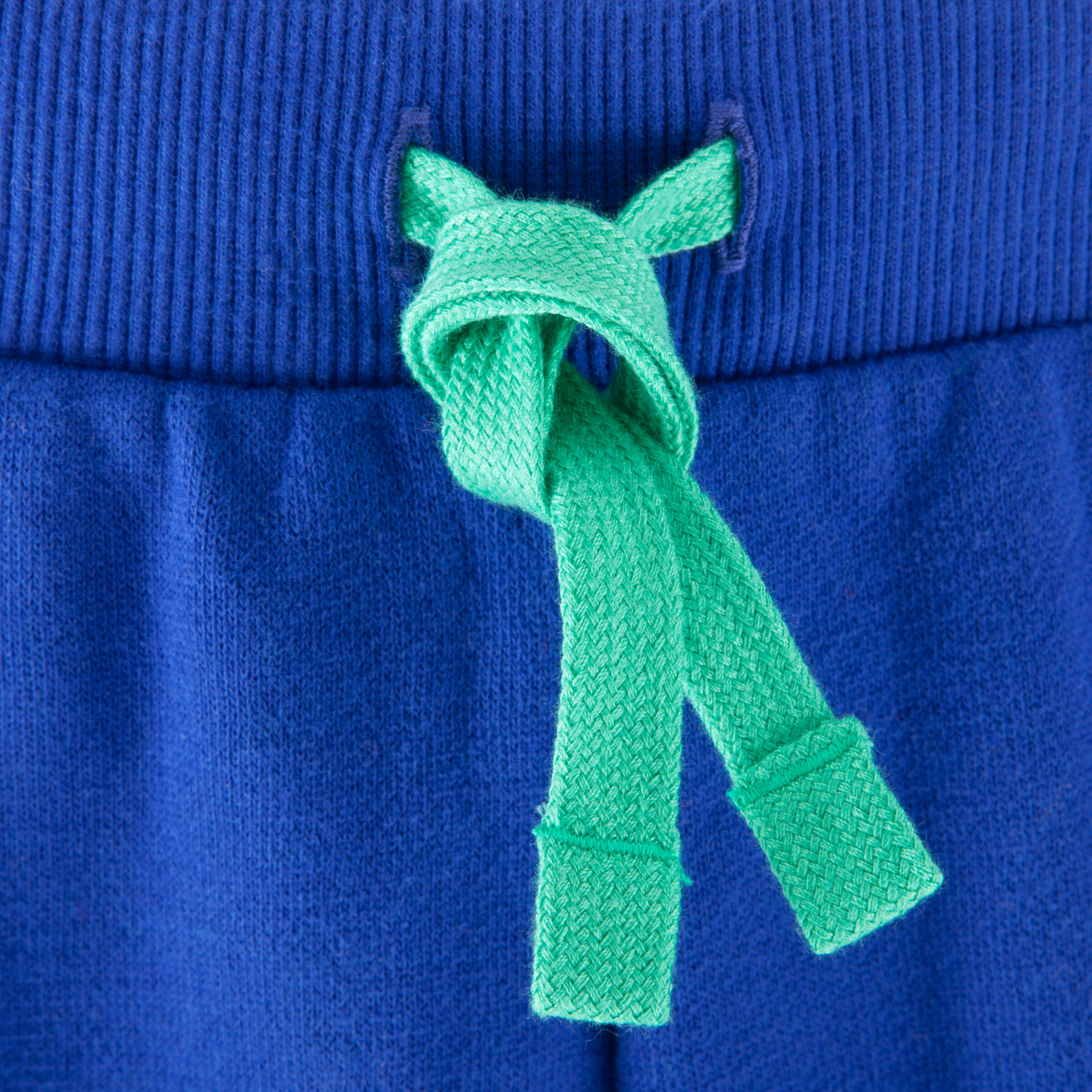 Boys' Brushed Jersey Gym Trousers - Blue 7/12