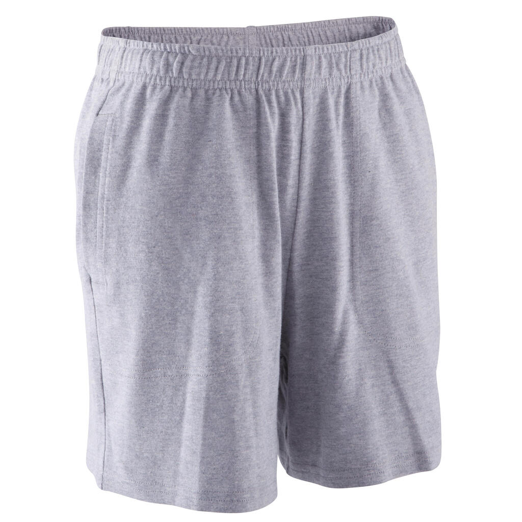 Sporthose kurz Kinder grau