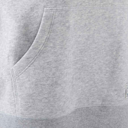 Boys' Gym Hooded Sweatshirt - Grey