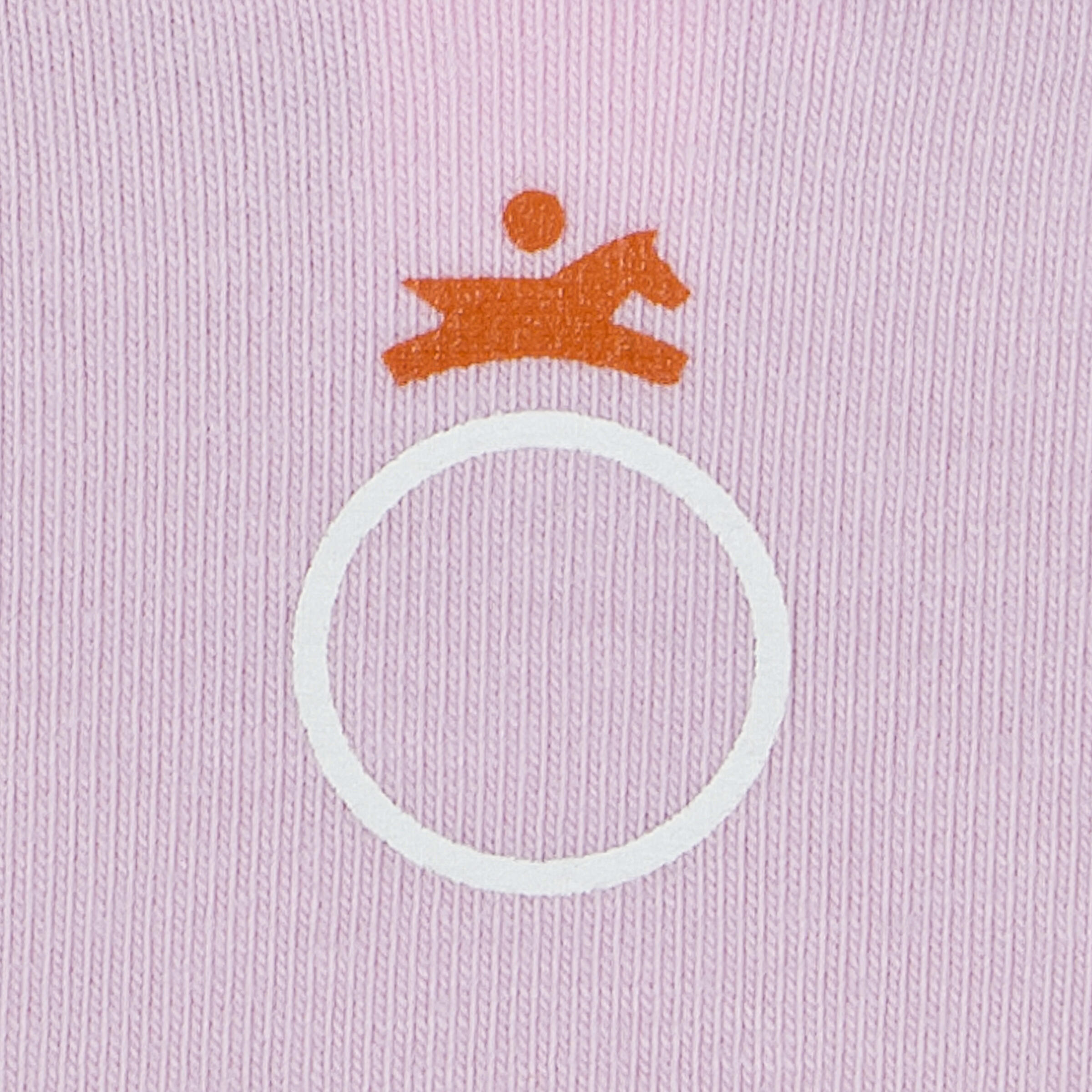Passionate Kids' Short-Sleeved Horse Riding Polo Shirt - Pink 6/14