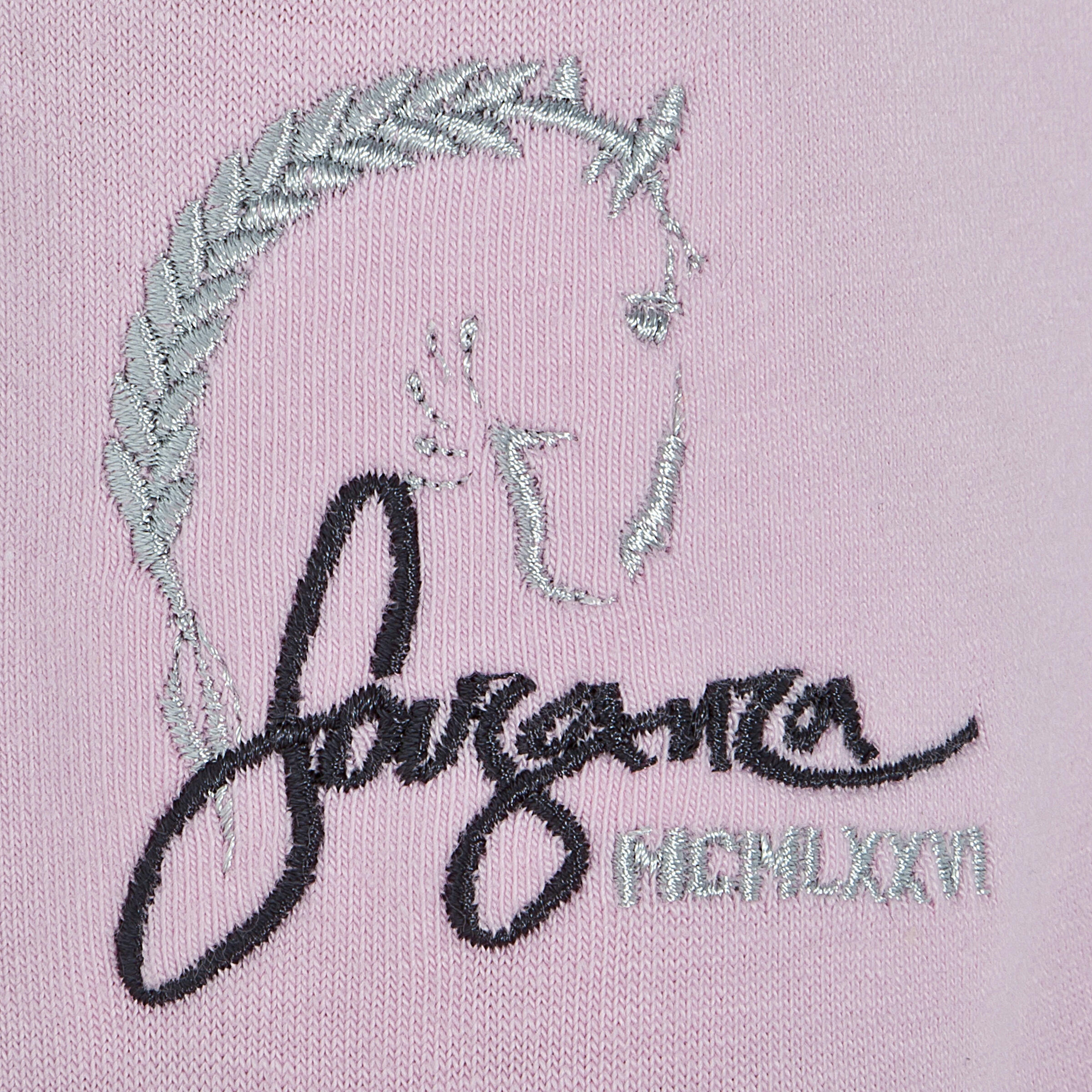 Passionate Kids' Short-Sleeved Horse Riding Polo Shirt - Pink 9/14