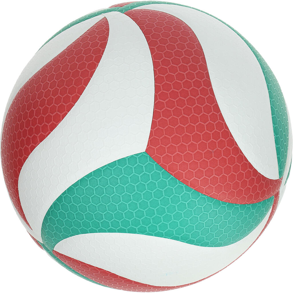 Volejbalová lopta Molten 5000 zeleno-červená