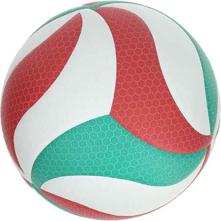 Tinklinio kamuolys „Molten 5000“, žalias, raudonas