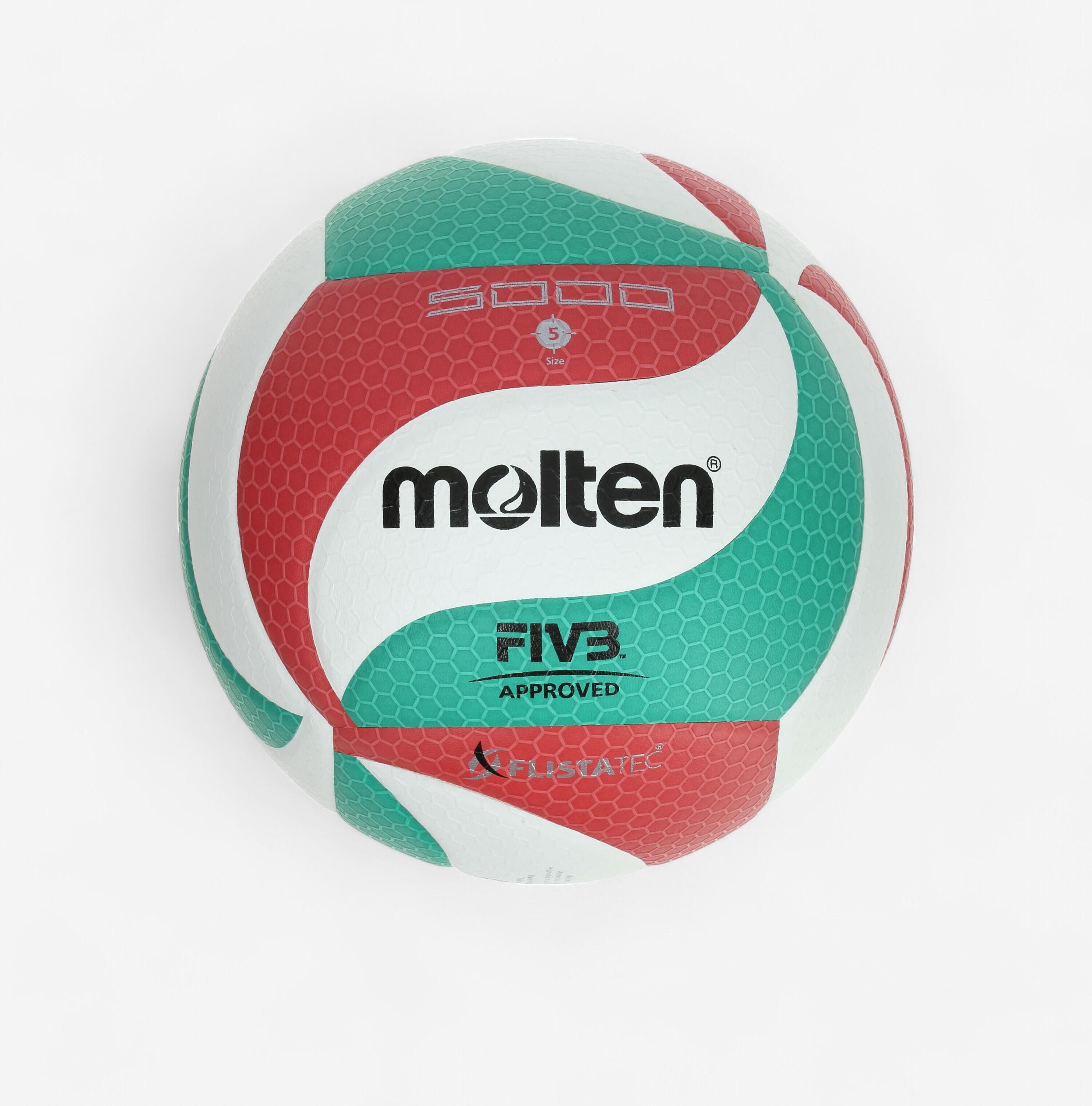 MOLTEN Molten 5000 Volleyball - Green Red